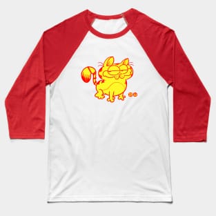 Lasagne Cat Baseball T-Shirt